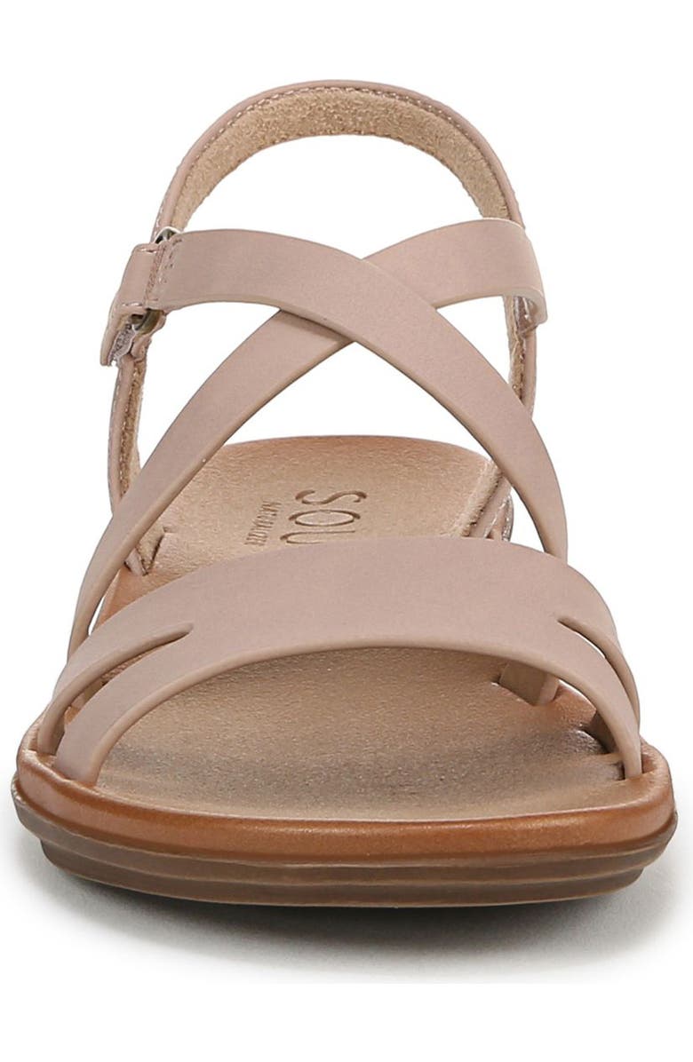 SOUL NATURALIZER Shenna Sandal, Alternate, color, Vintage Mauve Faux Nubuck