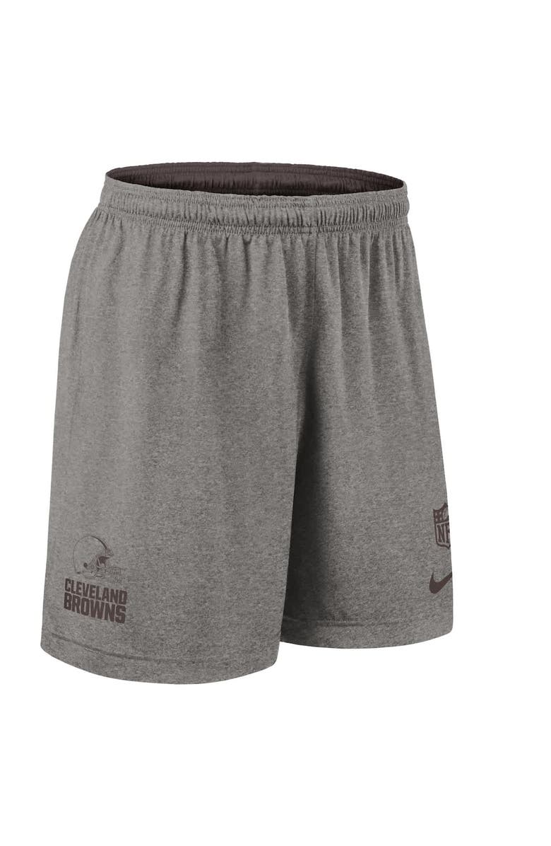 Nike Men's Nike Brown Cleveland Browns Sideline Reversible Performance Shorts, Alternate, color, Brown