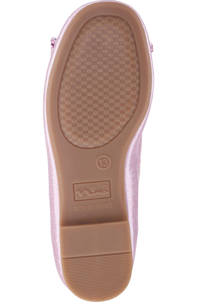 Nina Kids' Sidnee Mary Jane Flat, Alternate, color, Pink Shimmer