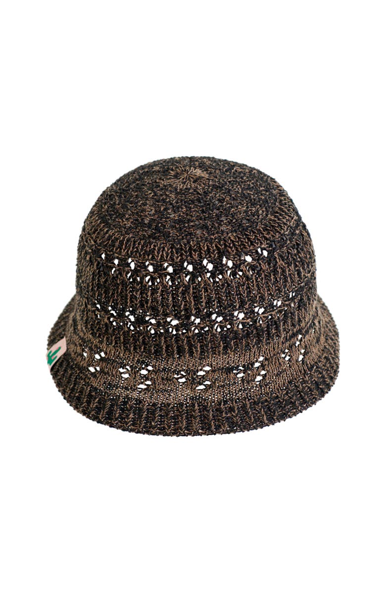 Lost Pattern "Cactus" Crochet Bucket Hat, Main, color, Toasted Cocoa