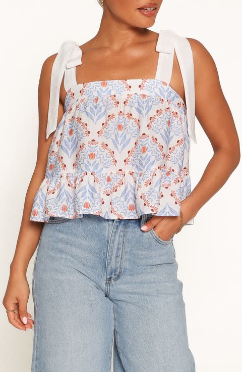 Aver Flounce Top