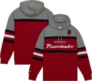 Mitchell & Ness Men's Mitchell & Ness Crimson Arkansas Razorbacks Head Coach Pullover Hoodie