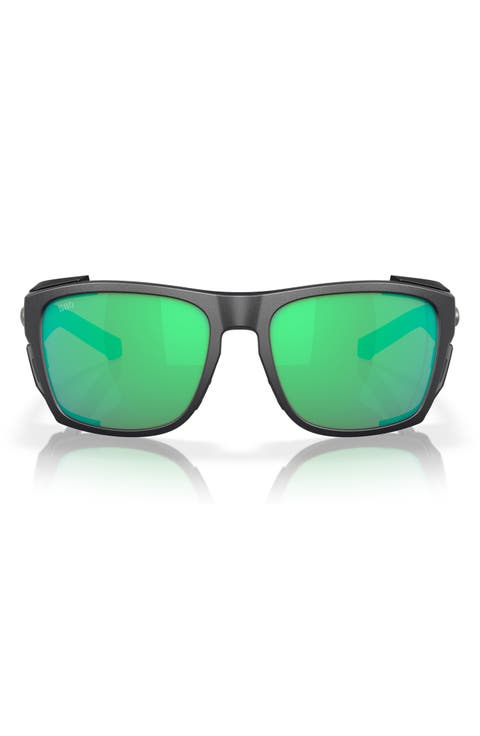 King Tide 6 58mm Polarized Rectangular Sunglasses