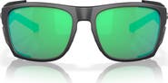 Costa Del Mar King Tide 6 58mm Polarized Rectangular Sunglasses
