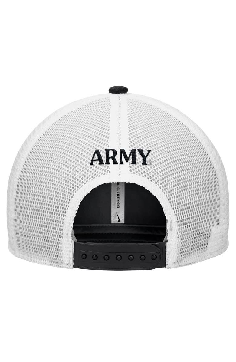 Nike Men's Nike Black Army Black Knights Rise Trucker Dri-FIT Adjustable Hat, Alternate, color, Black