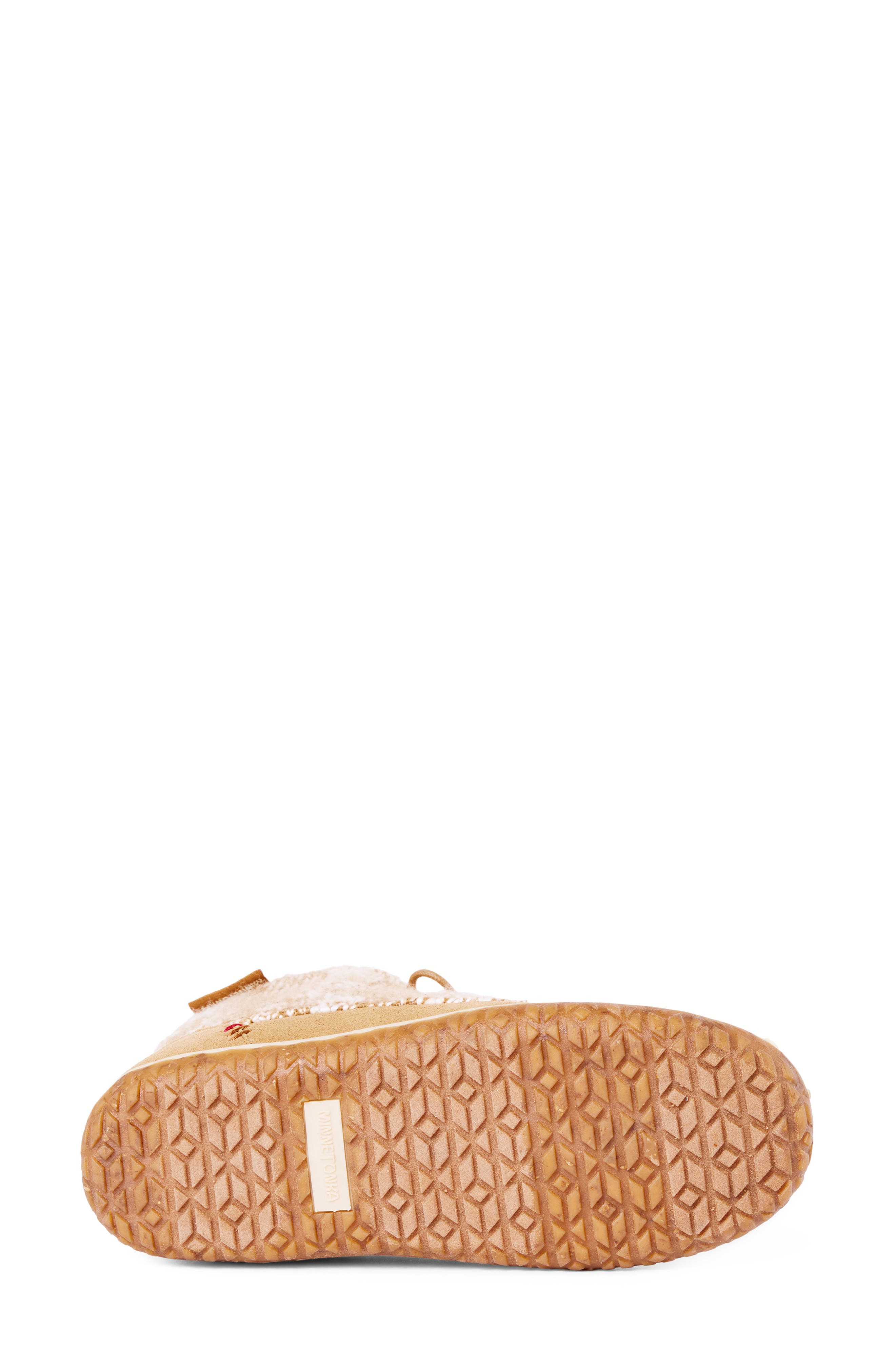 Torrey Faux Fur Lined Slipper Bootie, Alternate, color, CINNAMON MIX KNIT