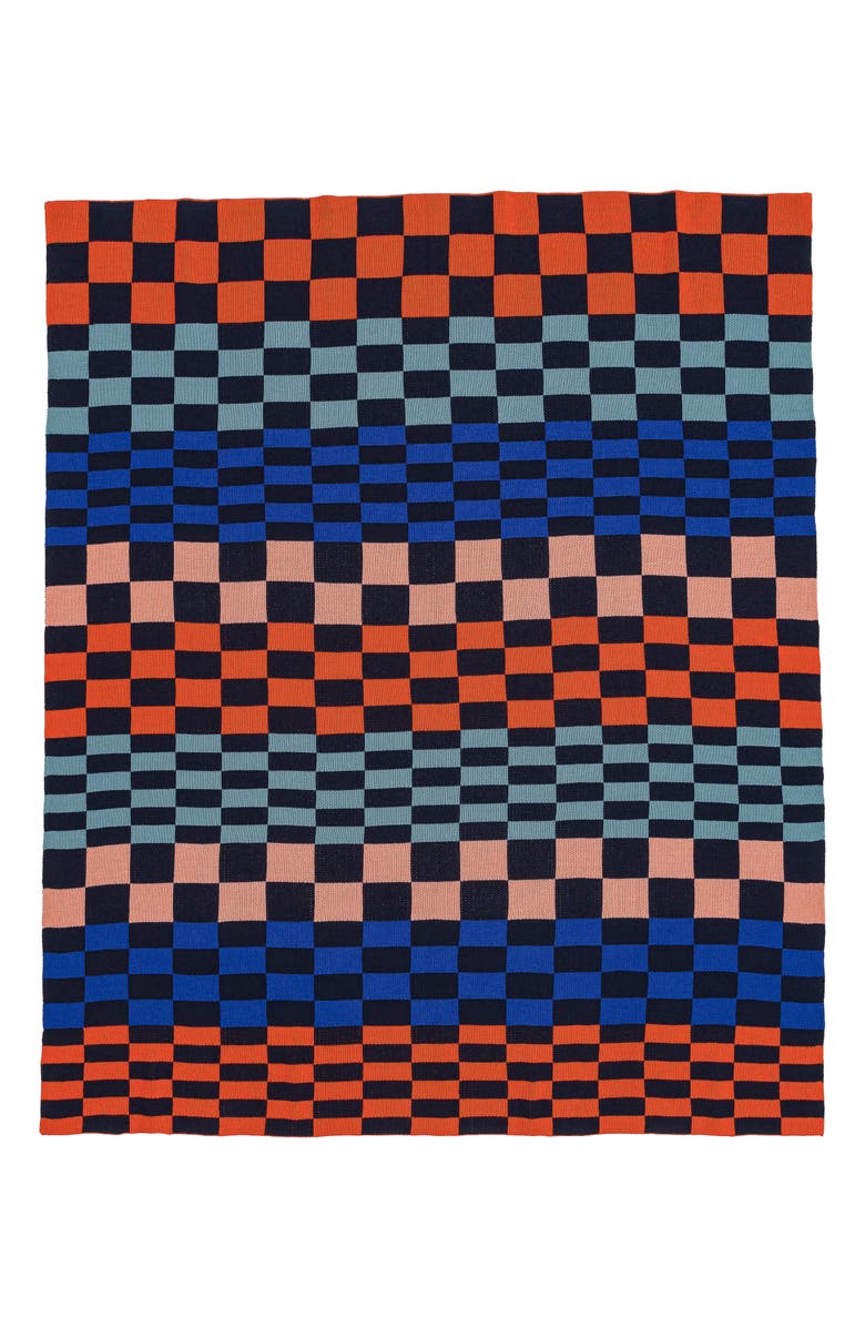 verloop Albers Checkerboard Throw Blanket, Alternate, color, 