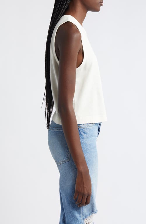 Rails Boxy Hemp & Organic Cotton Tank In Porcelain