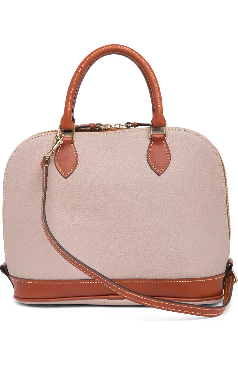 Dooney & Bourke 'Pebble Grain Collection' Water Repellent Leather Zip Satchel, Alternate, color,
