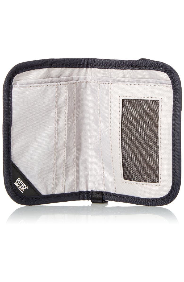 PACSAFE RFIDsafe V50 Anti Theft RFID Blocking Compact Wallet Black, Alternate, color, Black
