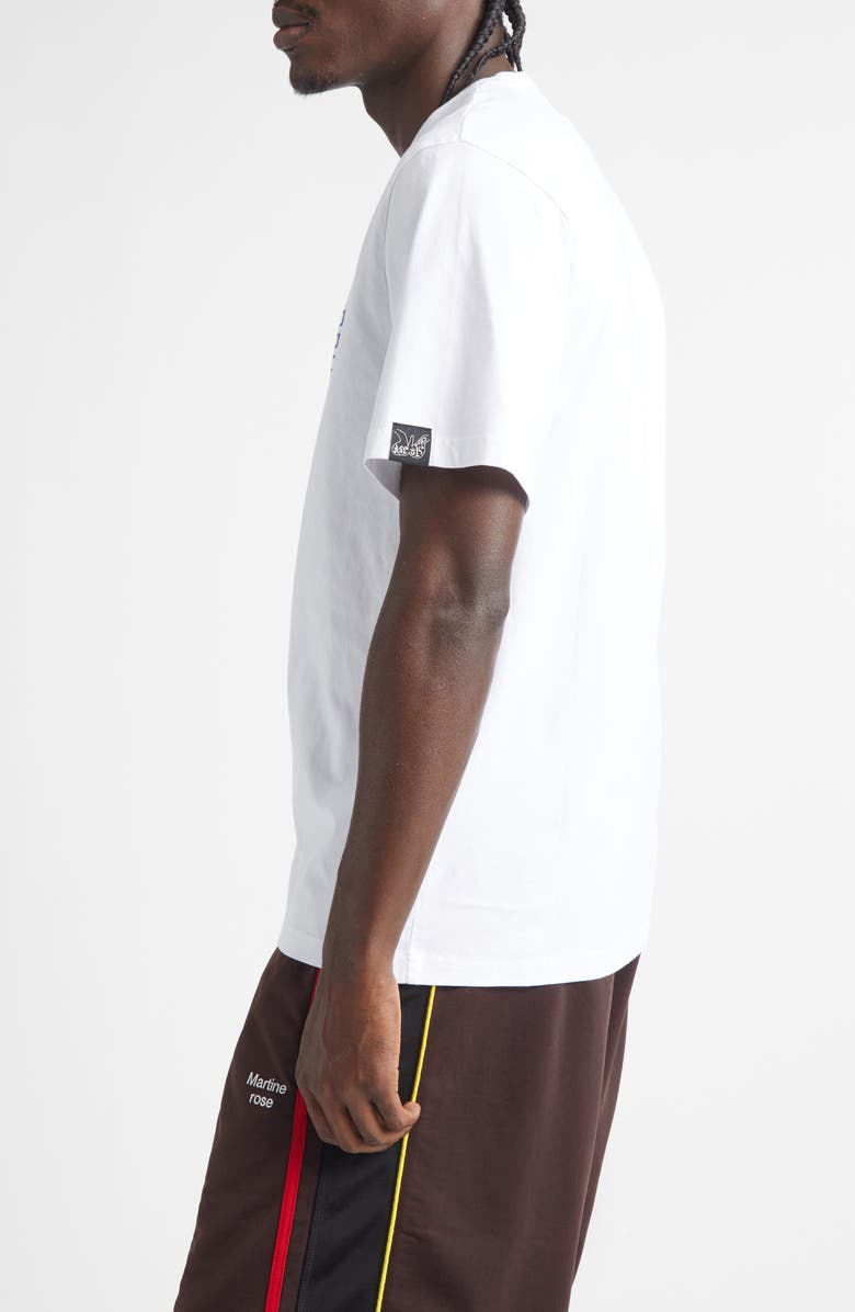 Martine Rose Oversize Short Sleeve Graphic T-Shirt, Alternate, color, White