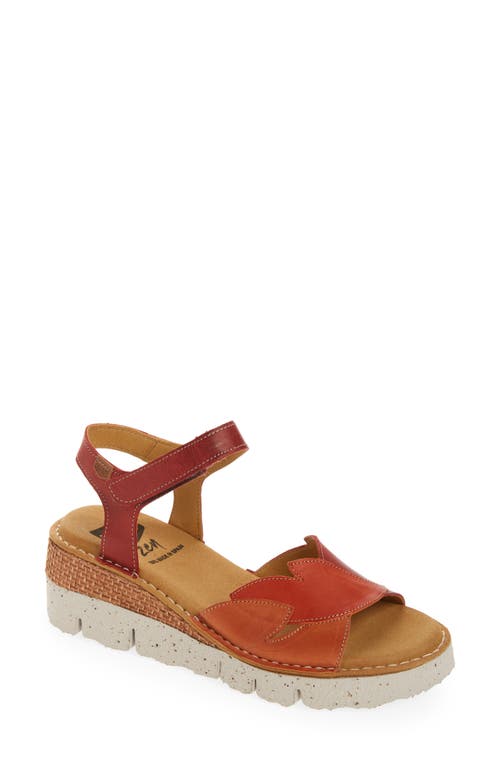 On Foot Catalina Sandal in Oxido Rust Combo 