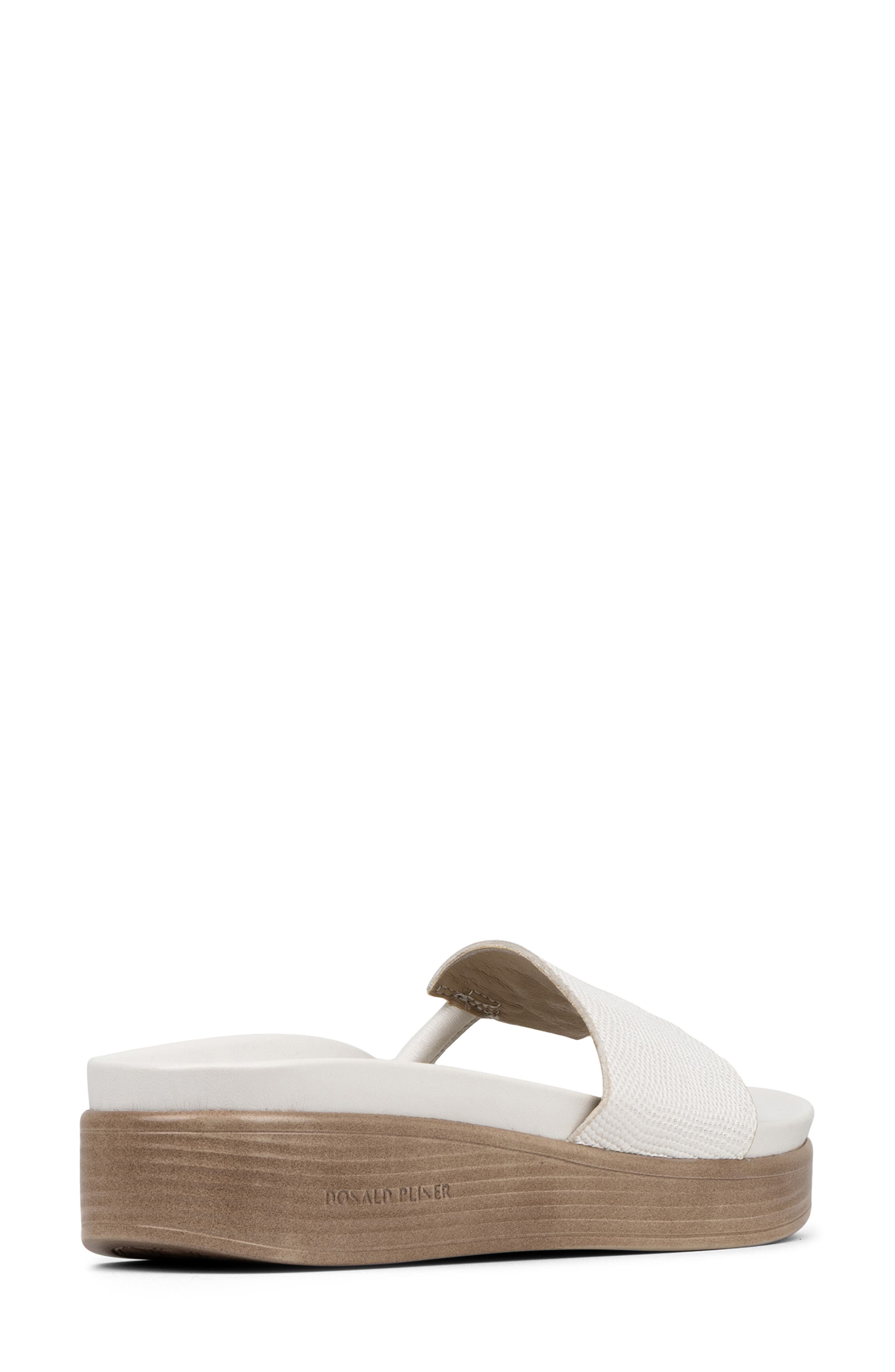 Donald Pliner Fifi Platform Slide Sandal, Alternate, color, Porcelain