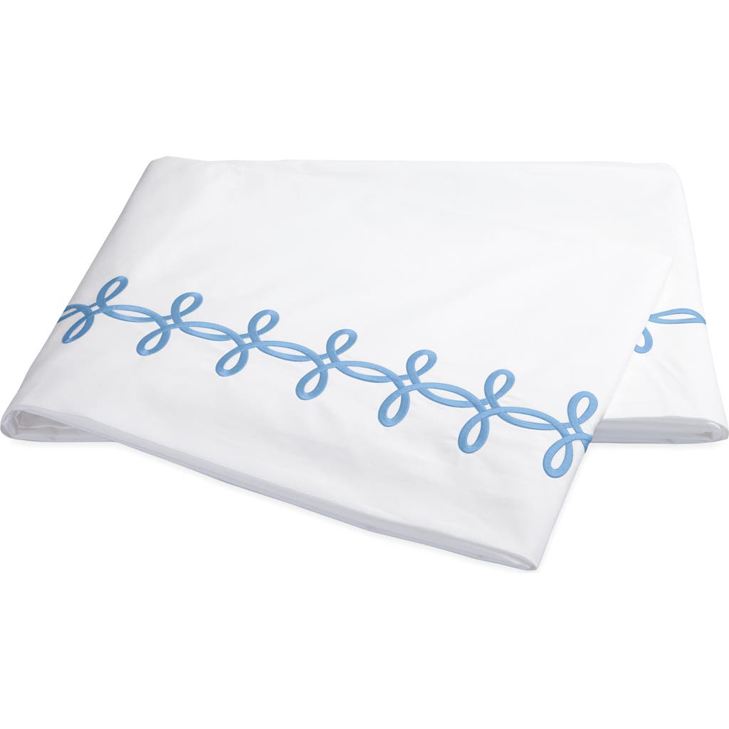 Matouk Gordian Knot 500 Thread Count Cotton Percale Flat Sheet