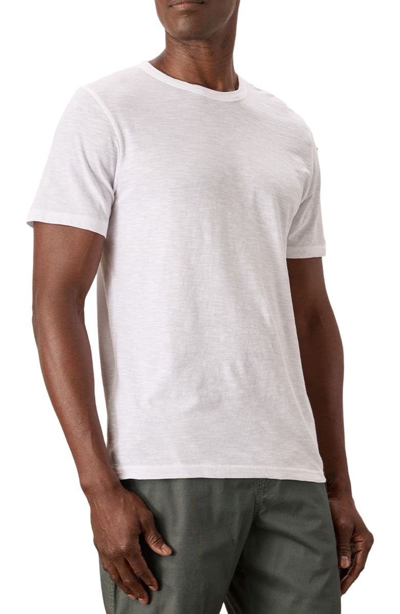 Pact Organic Cotton Featherweight Slub Crew Tee, Alternate, color, White