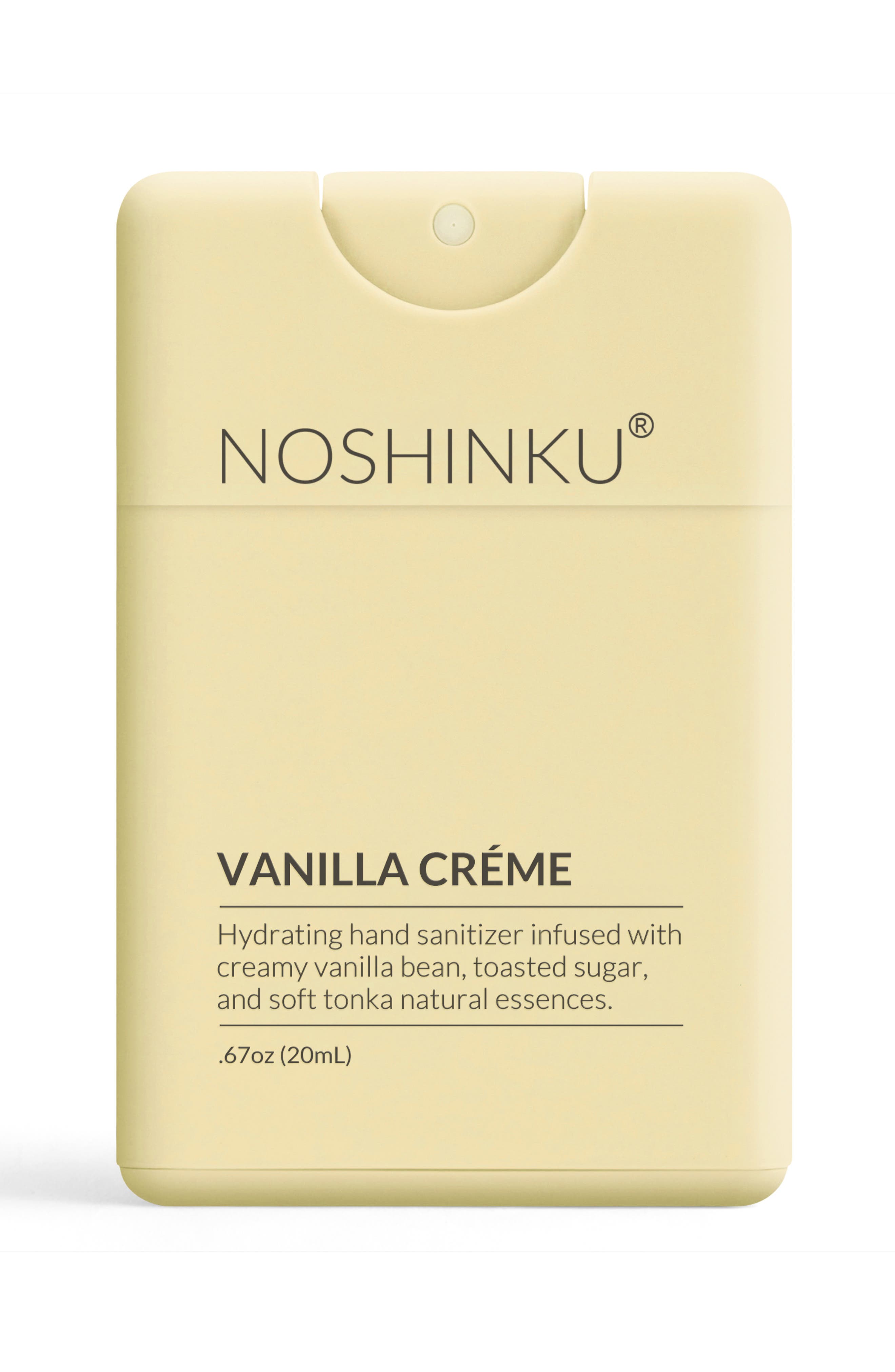 NOSHINKU Refillable Pear Blossom Tea Ultra Hydrating Pocket Hand Sanitizer in Creme at Nordstrom, Size 0.68 Oz