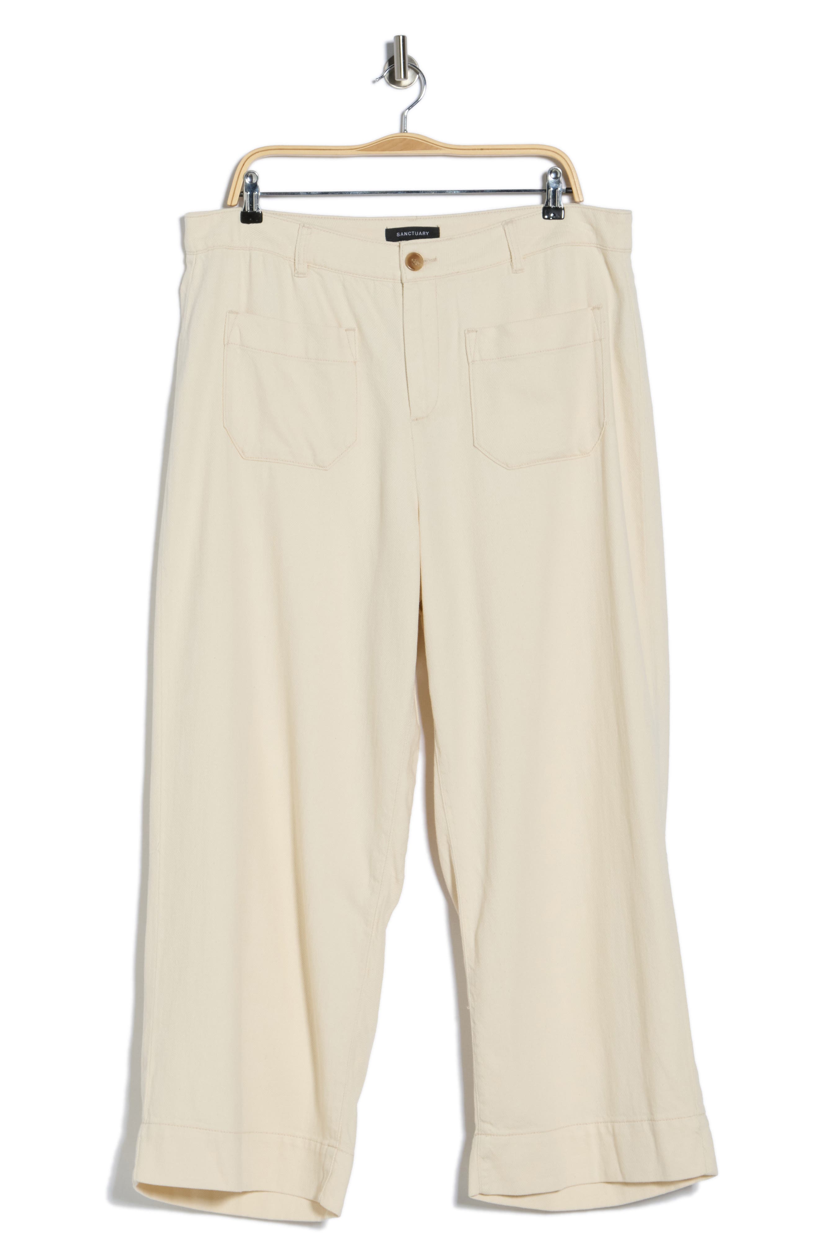 Sanctuary Soft Marine Wide Leg Crop Pants