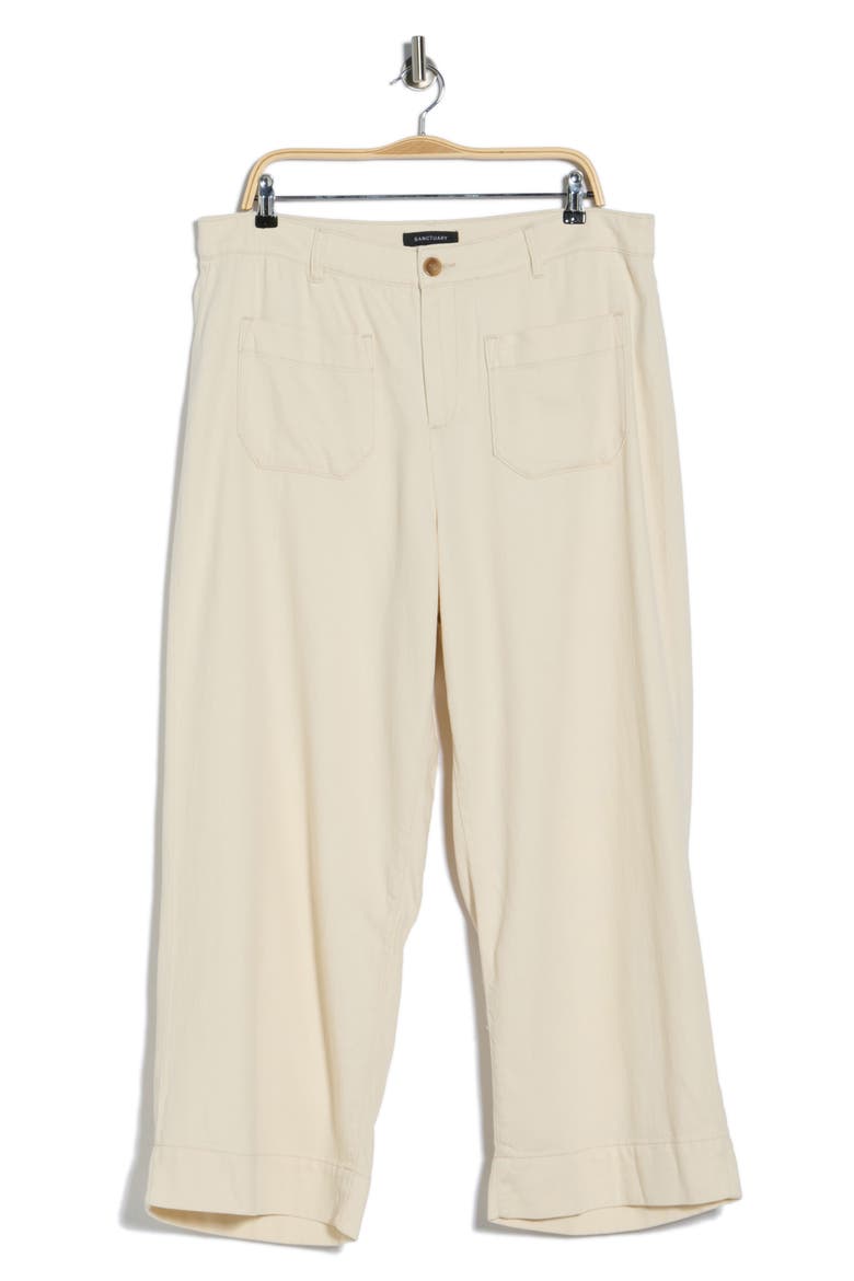 Soft Marine Wide Leg Crop Pants, Alternate, color, MACRAME