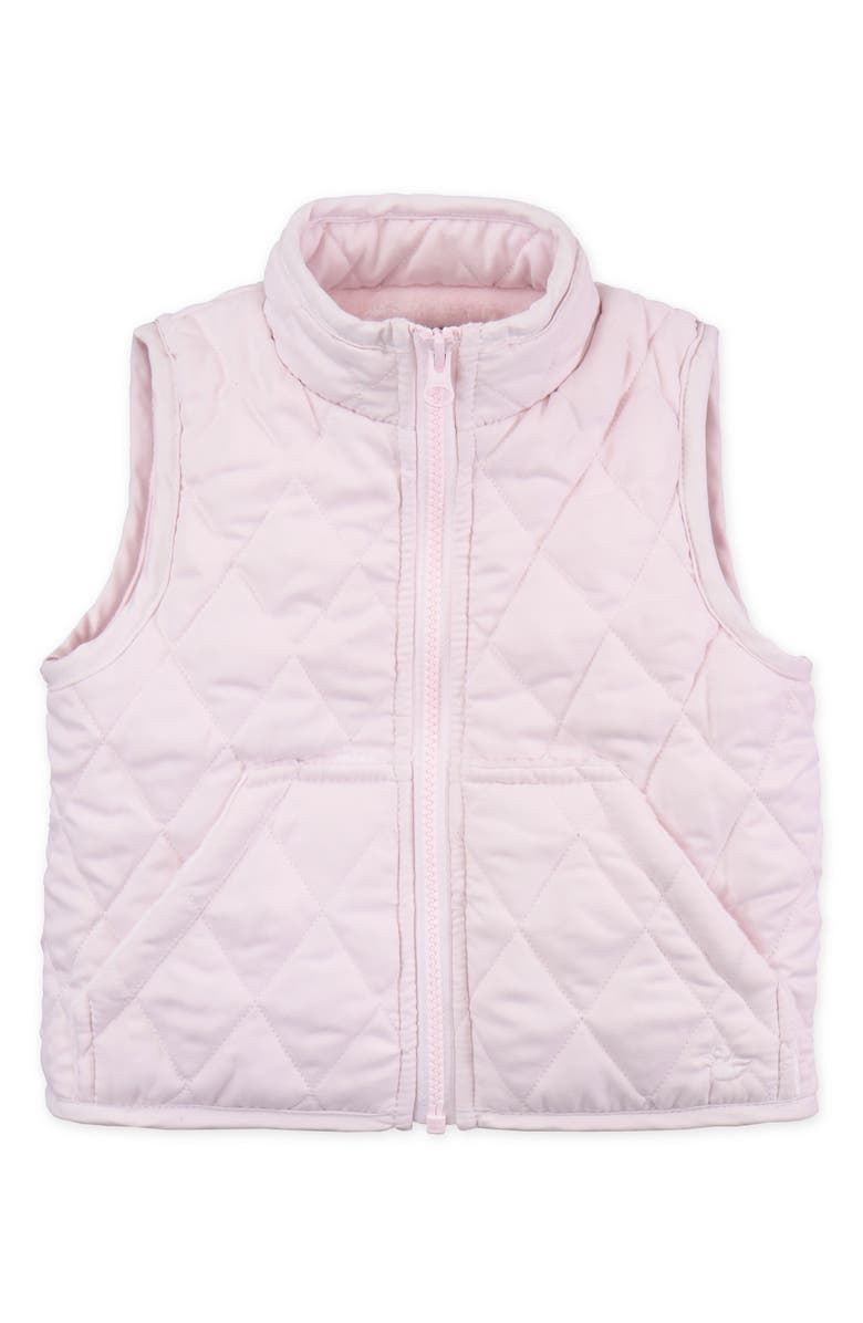 Widgeon Barn Quilted Vest, Main, color, Light Pink