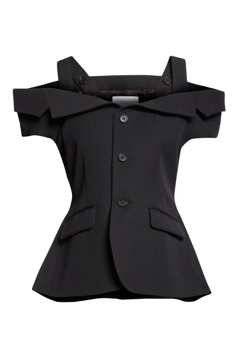 Deconstructed Wool Gabardine Jacket (Women) | Nordstrom