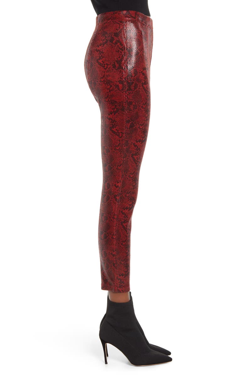 BLANKNYC Fired Up Snakeprint Leggings, Alternate, color,