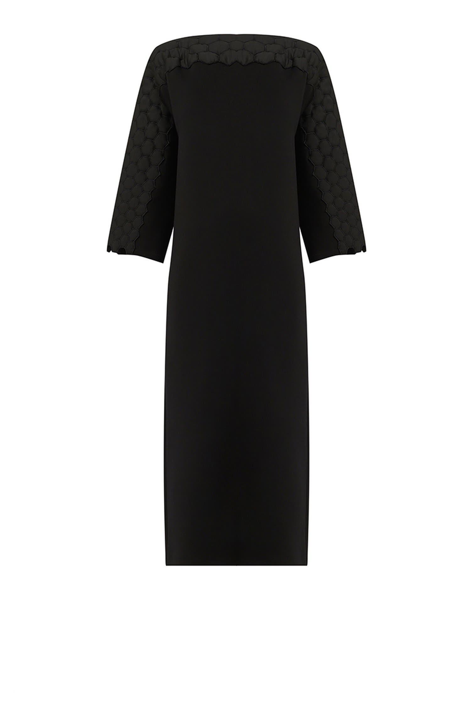 Quilted Embroidered Dress