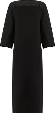 Leem Quilted Embroidered Dress