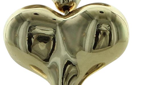 Olivia Welles Trella Heart Hoop Earrings In Gold