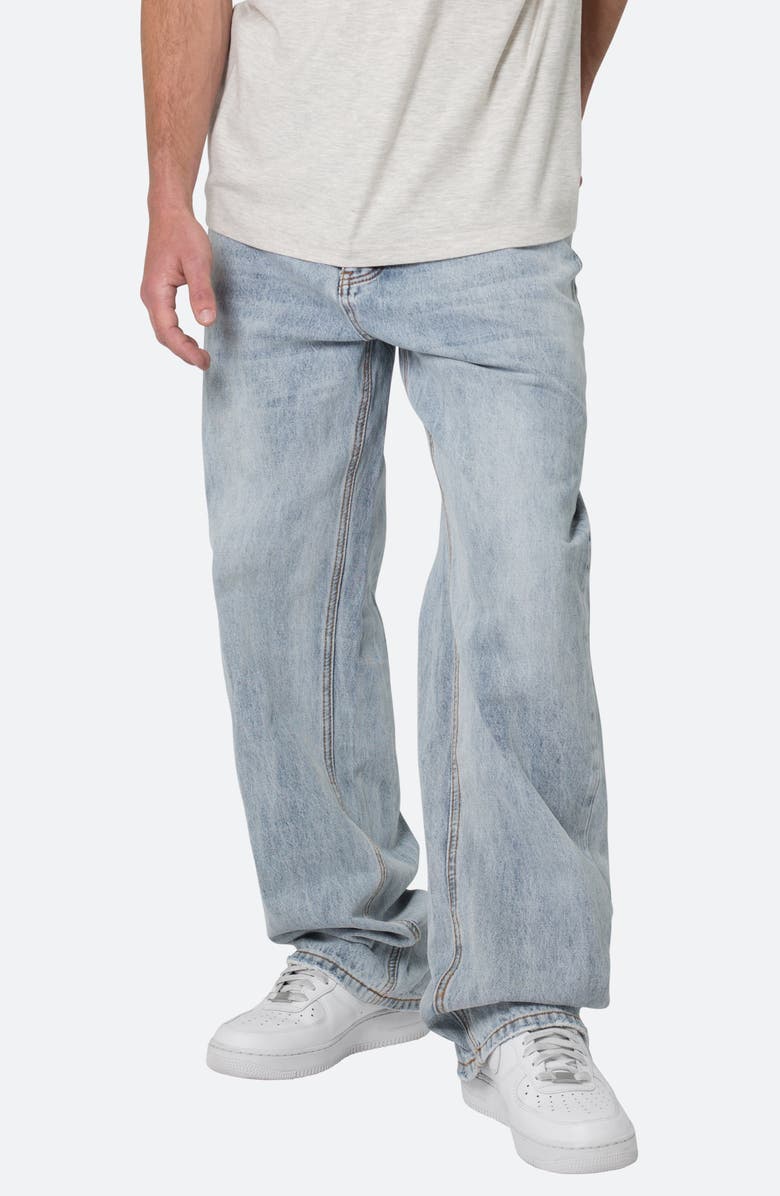 mnml Ultra Baggy Jeans, Alternate, color, Light Blue