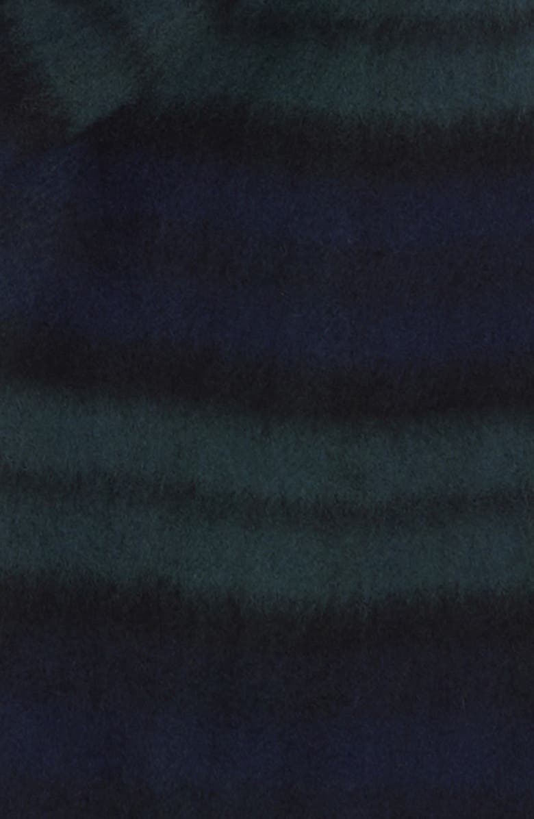 Nordstrom Exploded Plaid Merino Wool Scarf, Alternate, color, Navy- Green