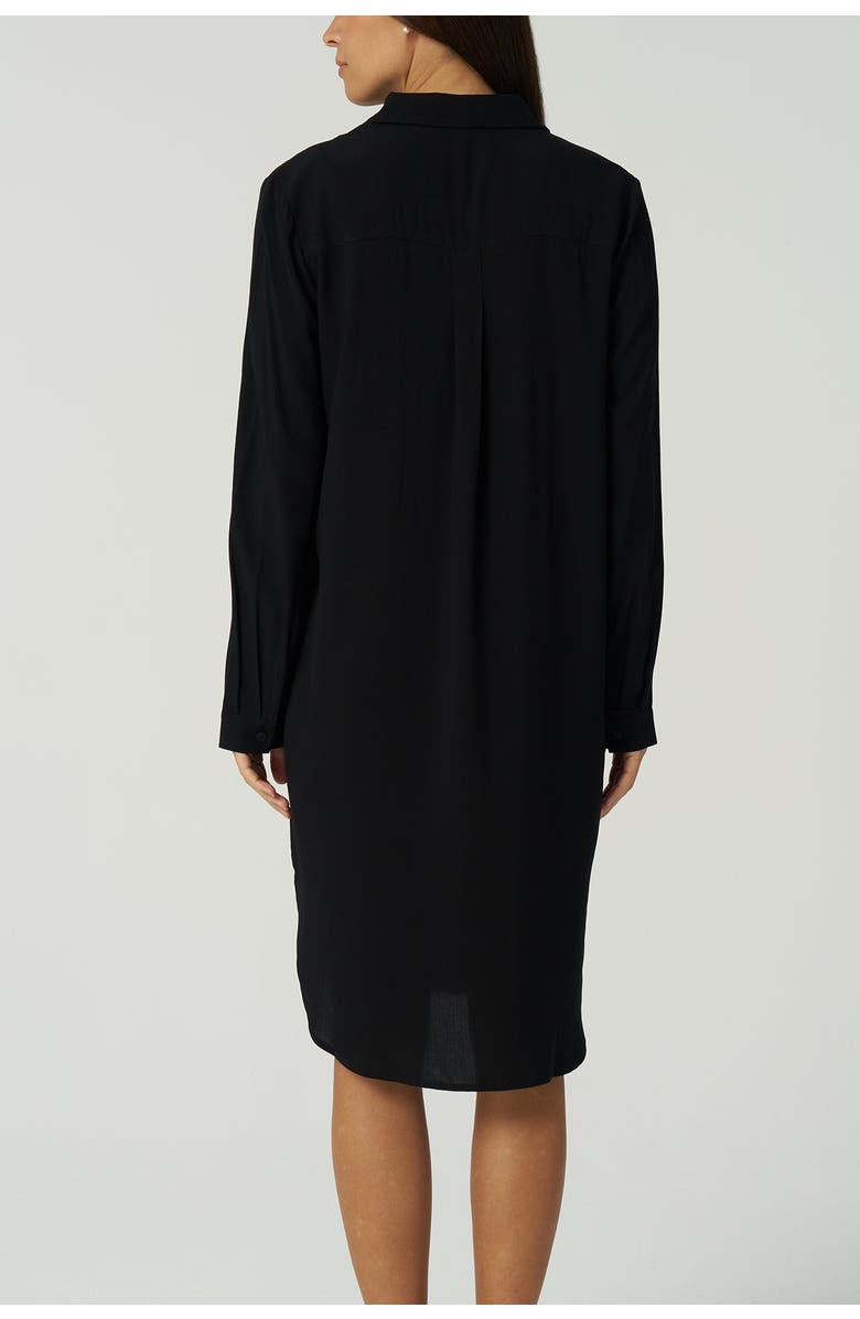 Franne Golde Easy Midi Lightweight Layering Shirt, Alternate, color,