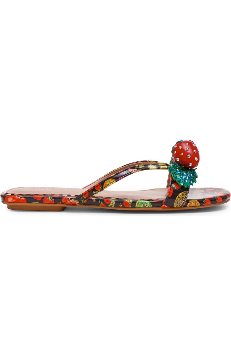 Betsey Johnson Garrik Sandal, Alternate, color, Black Multi