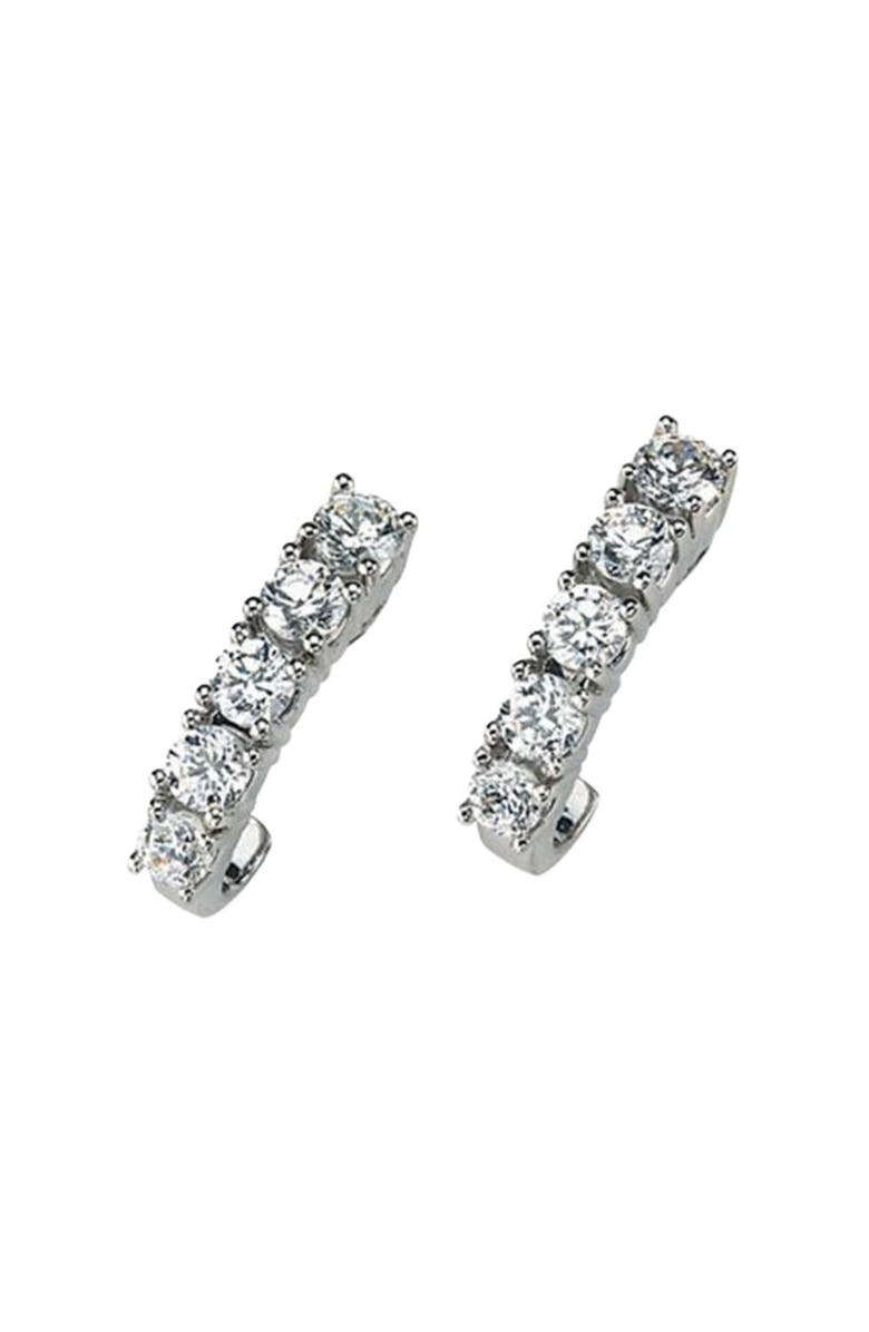 Bliss Diamond 1Ct T.W. Diamond Hoops Earrings in 14k Gold Lab Grown, Alternate, color, 