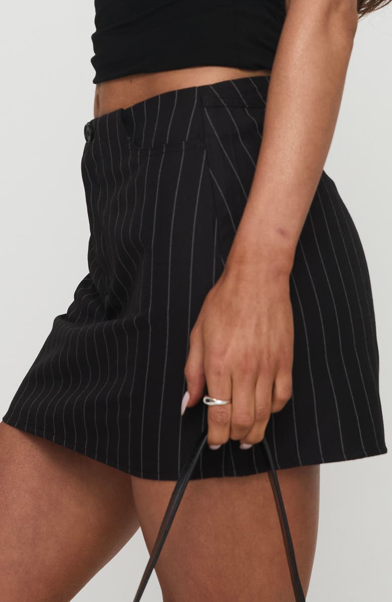 Princess Polly Ember Pinstripe Low Rise Miniskirt, Alternate, color, 