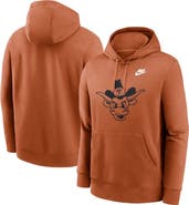 Nike Men's Nike Texas Orange Texas Longhorns Legacy Logo Club Fleece Pullover Hoodie