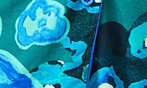 Alivia Sofia Print Pajamas In Floral Pond Jade