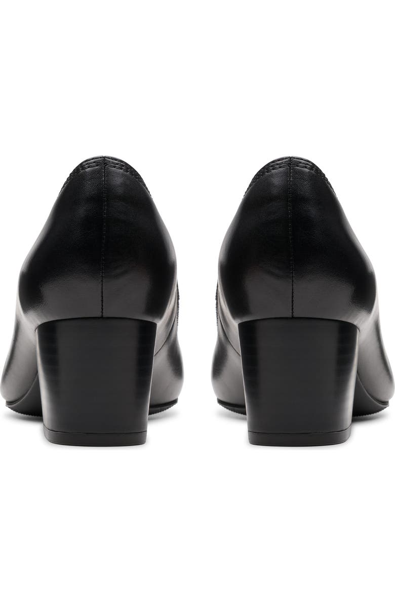 Clarks<sup>®</sup> Ellaine Hope Pump, Alternate, color, Black Leather