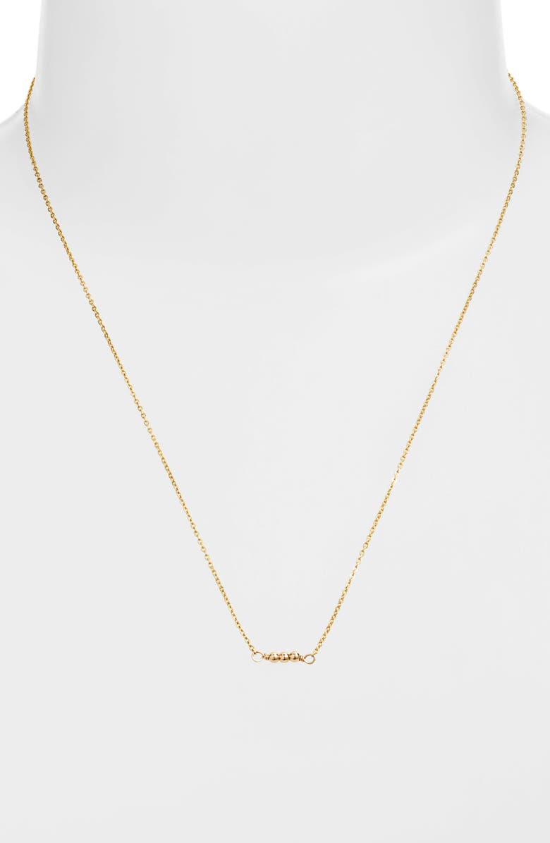 Nashelle Muse Dotted 14K-Gold Fill Necklace, Alternate, color, 
