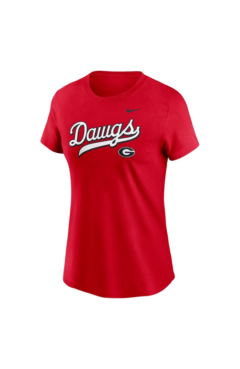 Nike Women's Nike Red Georgia Bulldogs Local Script T-Shirt, Alternate, color, Red