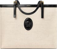 Versace Large Rivière Canvas Tote
