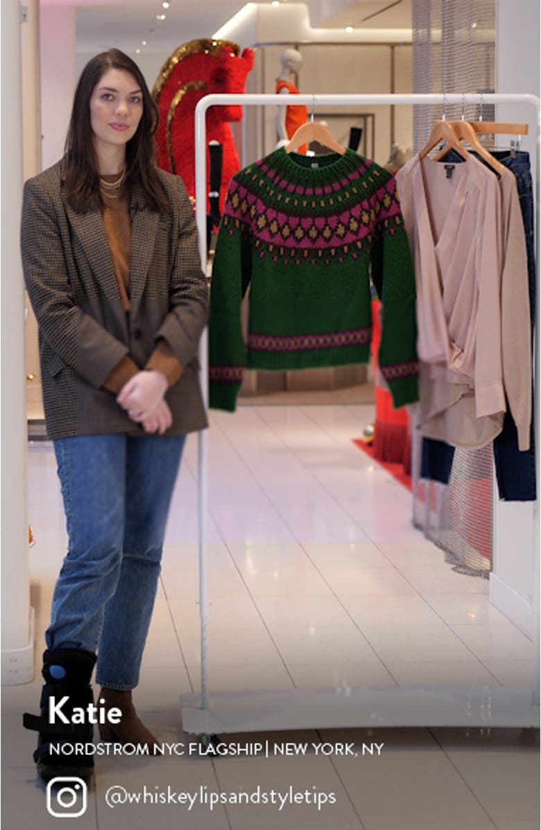 Fair Isle Chunky Sweater, sales video thumbnail