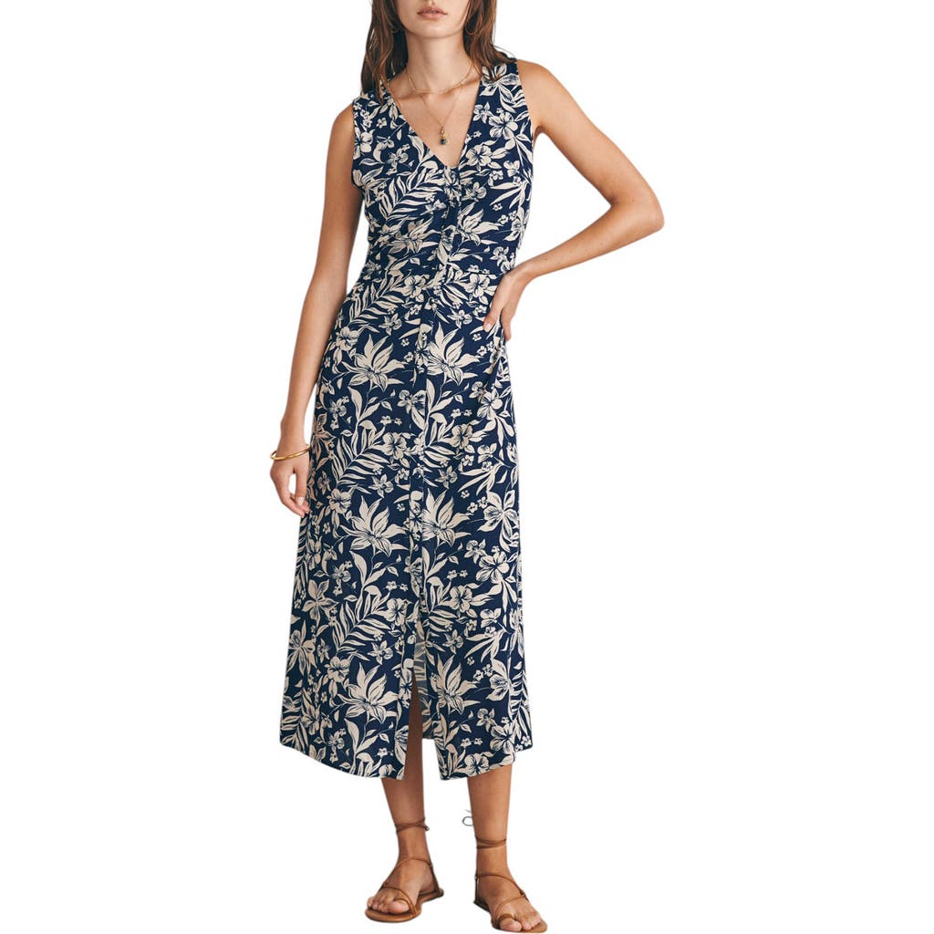 Faherty Sorrento Sleeveless Dress In Multi