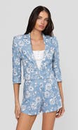 Generation Love Emmeline Floral Linen Blazer