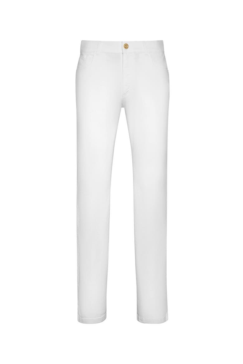 Jeans Regular Fit Double B Men, Main, color, white