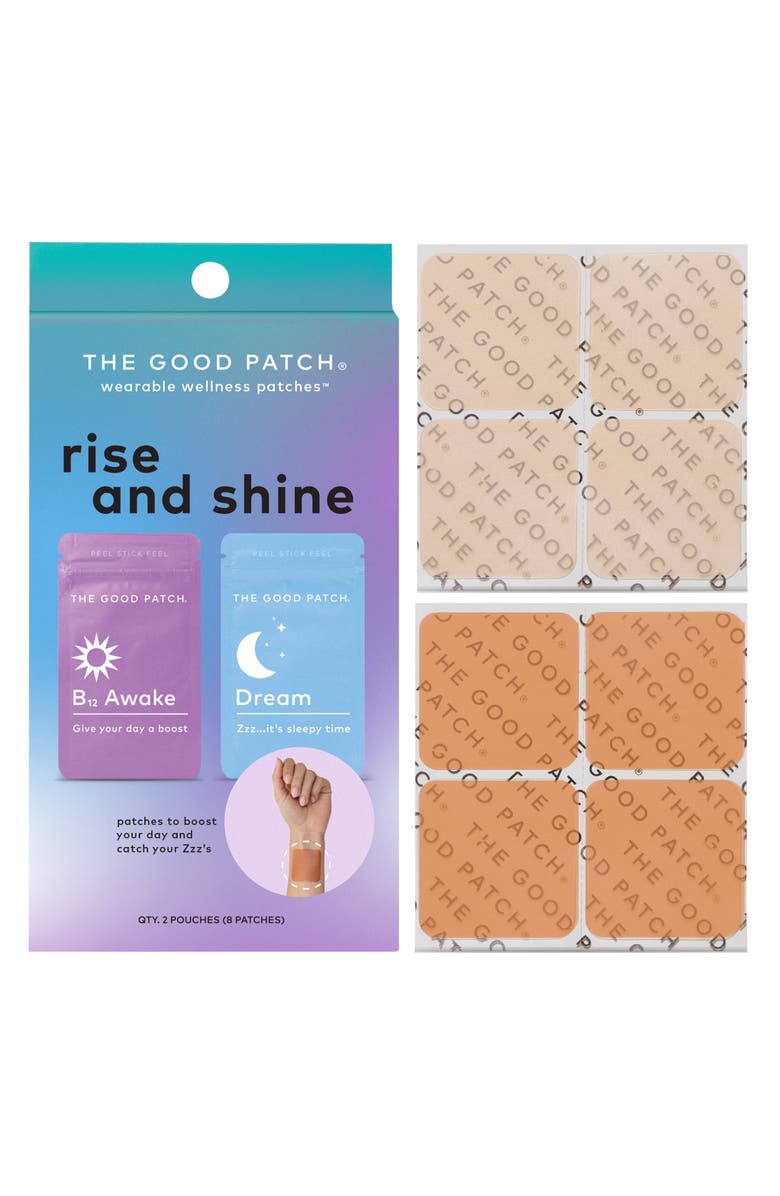 The Good Patch Rise and Shine Wellness Patch Set, Main, color, NO COLOR