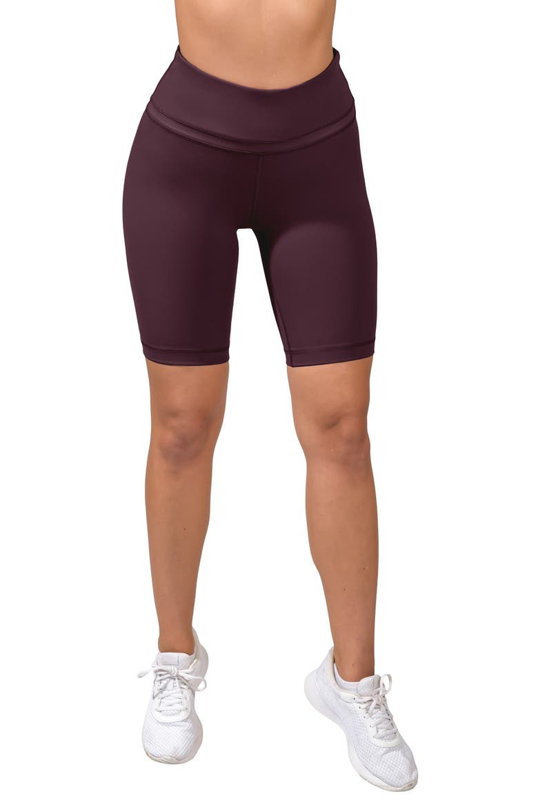 Leggings & Shorts 5-Piece Workout Gift Set, Alternate, color, ROSEWOOD/ROSEWOOD/BL