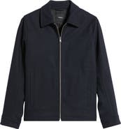Theory Wyatt Wool Blend Bomber Jacket