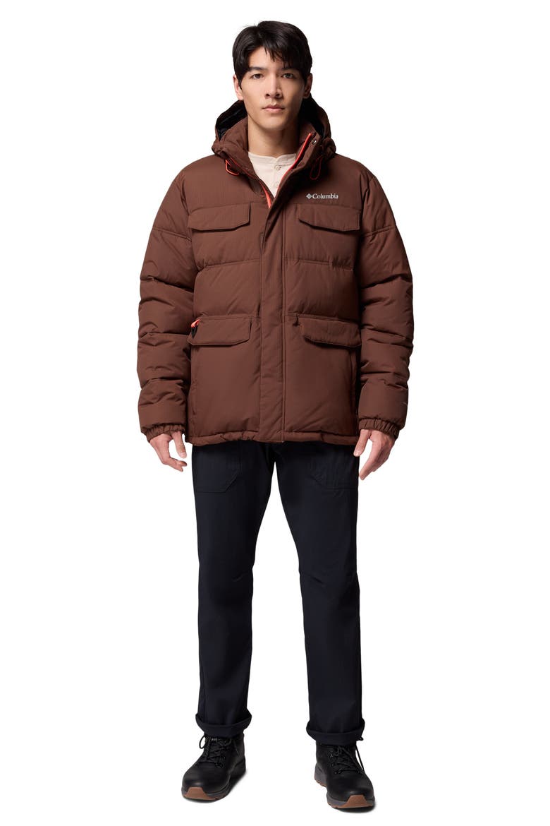 Landroamer™ Water Repellent Puffer Jacket, Alternate, color, TOBACCO