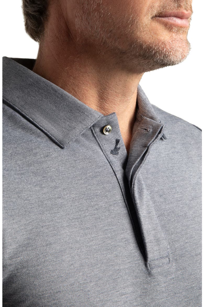 Biscayne Slim Fit Cotton Blend Piqué Golf Polo, Alternate, color, MIDNIGHT NAVY