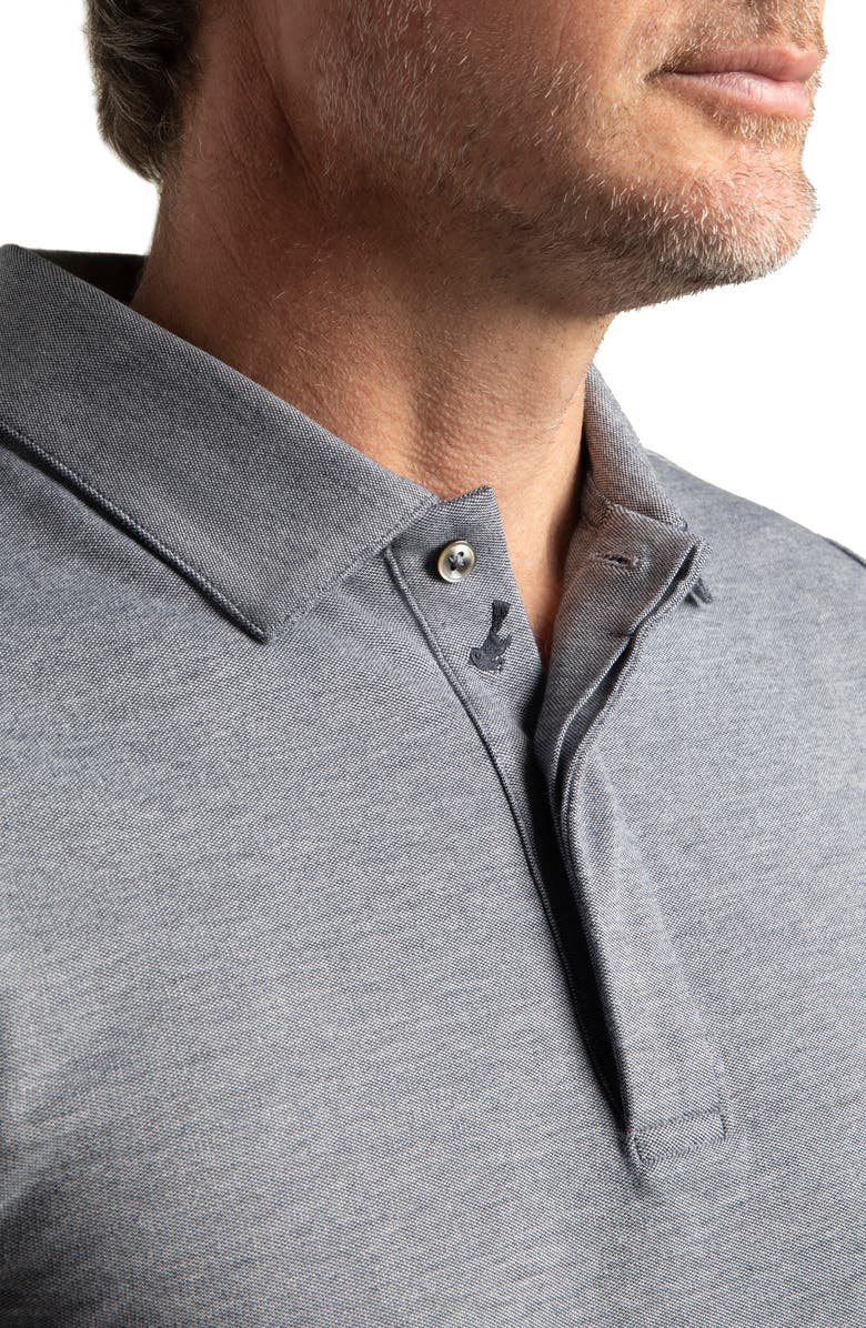 Hypernatural Biscayne Slim Fit Cotton Blend Piqué Golf Polo, Alternate, color, Midnight Navy